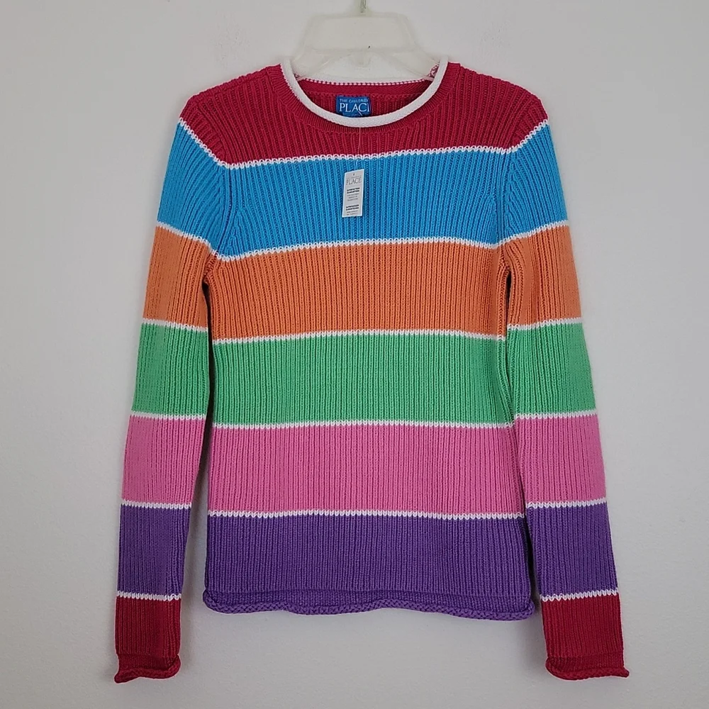 The Children's Place NWT Multicolored Striped Sweater 10 / 12